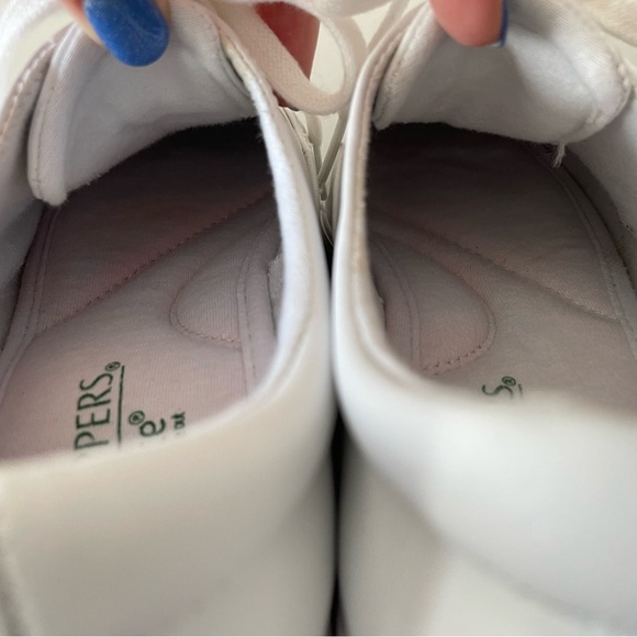 Grasshoppers Ortholite White Tennis Shoes Lace Up Size 7.5 Wide - Picture 11 of 11